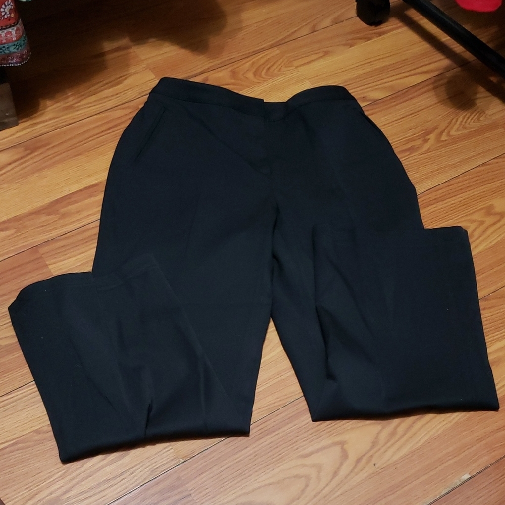 ST JOHN SPORT High Waisted Classic Black Pants‎